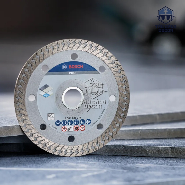 Lưỡi Cắt Đa Năng 105 mm Bosch 2 608 615 277 ( Gạch Men, Đá Marble, Đá Granite ) - Ảnh 8