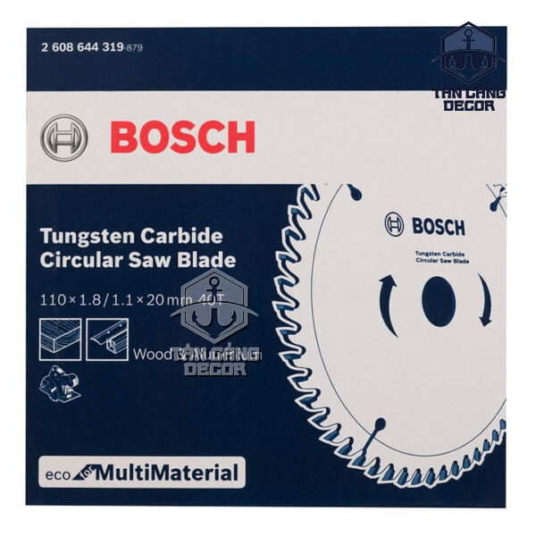 Alternative view of Lưỡi Cắt Gỗ, Nhôm 110 mm x 40T Bosch 2 608 644 319