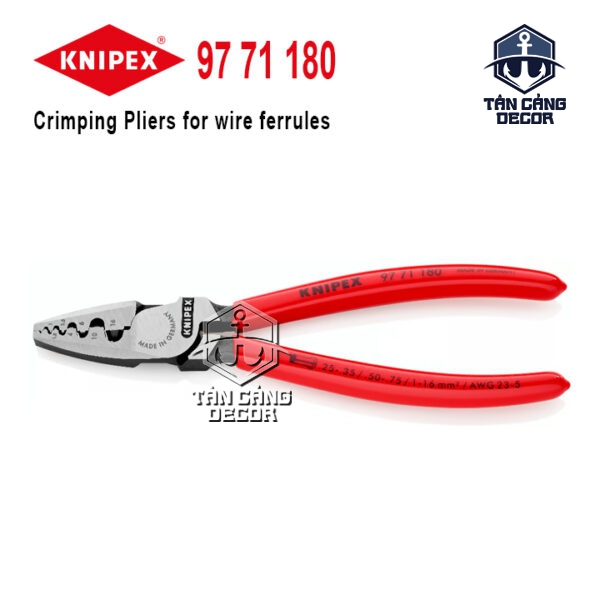 Kìm Bấm Cos 16 mm Knipex 97 71 180