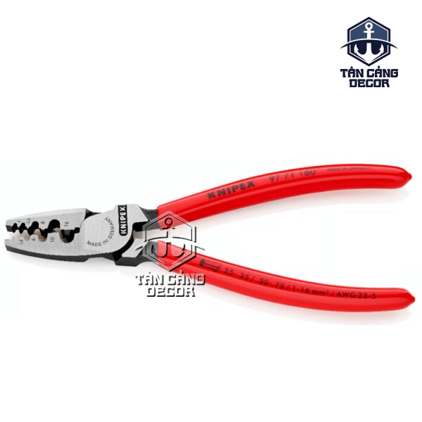 Alternative view of Kìm Bấm Cos 16 mm Knipex 97 71 180