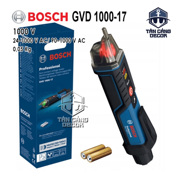 Bút Thử Điện Không Chạm Điện Tử 24V–1000V Bosch GVD 1000-17