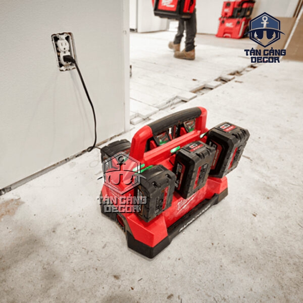 Trạm Sạc Nhanh 6 Cổng Milwaukee M18 PC6 - Ảnh 6