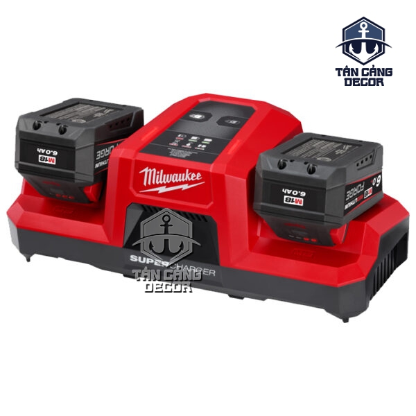 Trạm Sạc Siêu Nhanh 2 Cổng Milwaukee M18 DBSC - Ảnh 3