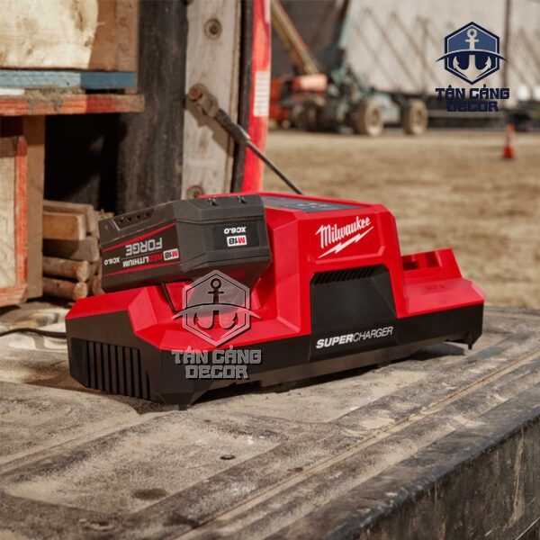 Trạm Sạc Siêu Nhanh 2 Cổng Milwaukee M18 DBSC - Ảnh 4