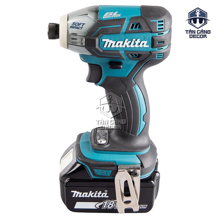 Combo Máy Vặn Vít Búa Dầu Dùng Pin Makita 18V DTS141RME (Thân Máy, 2 Pin 4Ah, Sạc Nhanh, Thùng Nhựa ) - Ảnh 4