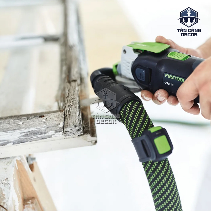 Máy Cắt Rung Đa Năng Dùng Pin Festool OSC 18 E-Basic Vecturo (576589) (Thân Máy) - Ảnh 9