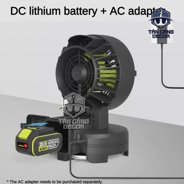 Quạt Hơi Nước Dùng Pin 20V Worx WU053.9 (Thân Máy) - Ảnh 6