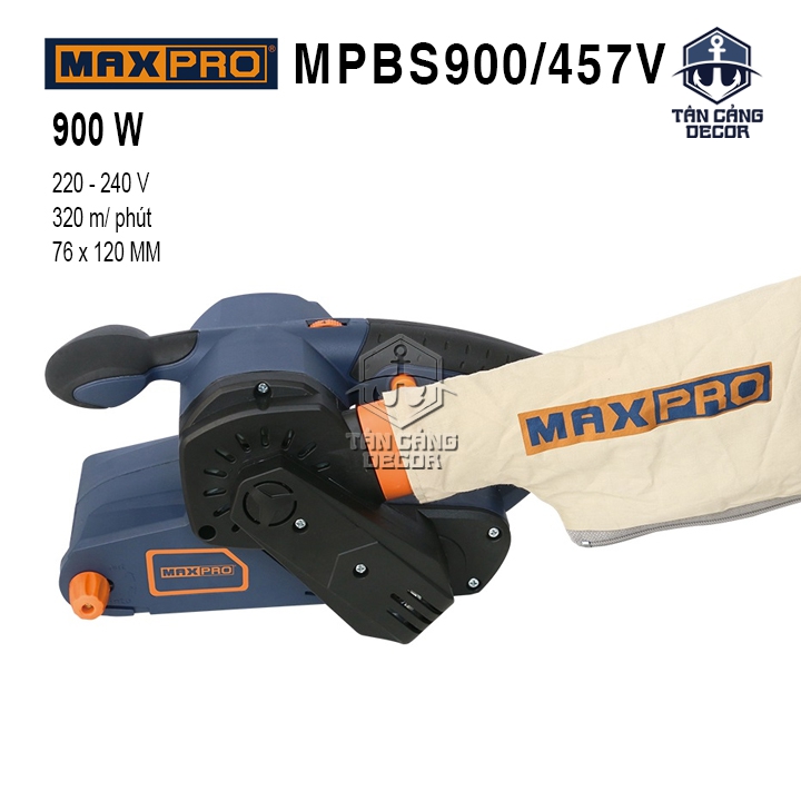 Máy Chà Nhám Băng 900W Maxpro MPBS900/457V